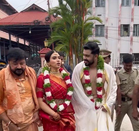 actor-jayaram-daughter-malavika-navaneeth-marriage-photos