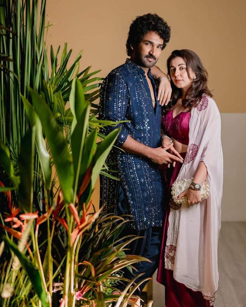actress-nikki-galrani-and-actor-aadhi-photo-shoot
