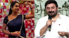 serial-actress-swati-actor-aravindsamy-meyyazhagan-movie