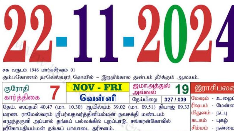 today-rasi-palangal-22-november-2024