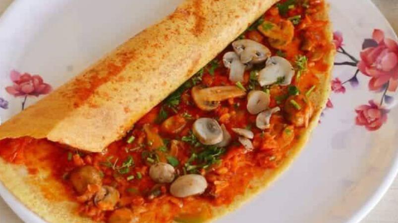 mushroom-masala-dosai