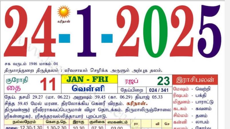 today-rasi-palangal-24-january-2025