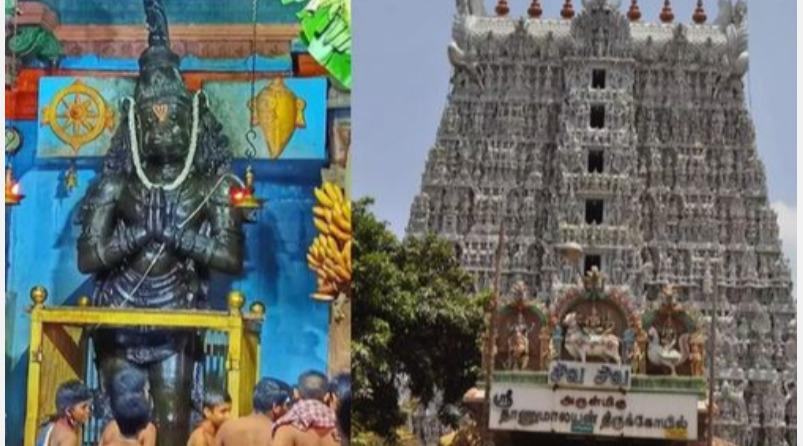 hanuman-statue-thanumalayan-sivan-temple-suseendram-kanniyakumari