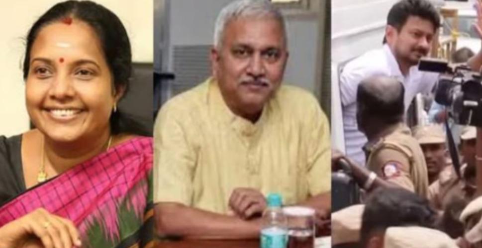 udhayaithi-arrested-tamilnadu-bjp-vanathisrinivasan