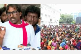 Sanitation workers strike - TN Ministers