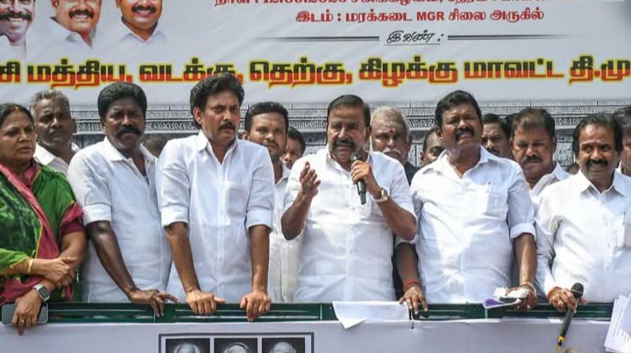 dmk-protest-kn-nehru-tvk-cm-vijay